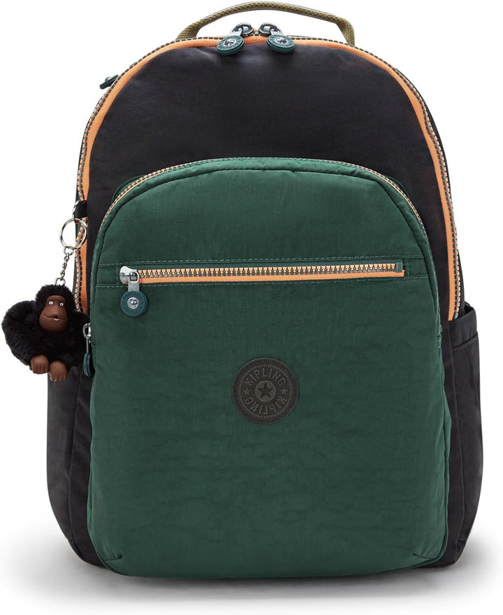 Kipling Mochila para portátil Seoul 15 para mujer, duradera, espaci...