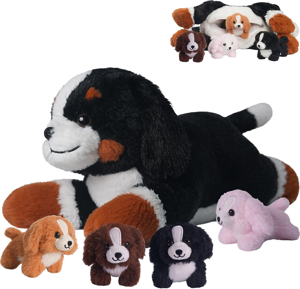 Peluche de perro de montaña de Berna, 5 en 1, regalo para niños