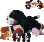 Peluche de perro de montaña de Berna, 5 en 1, regalo para niños