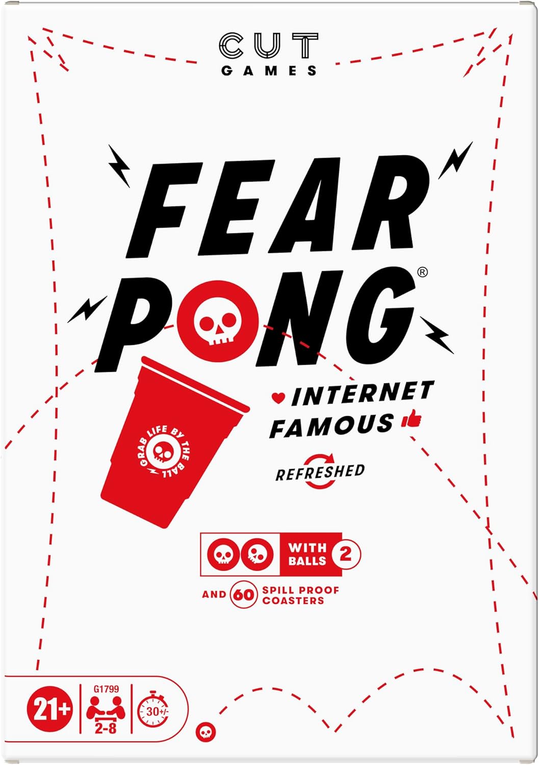 Fear Pong - Juego de fiesta para adultos de Cut Juego de