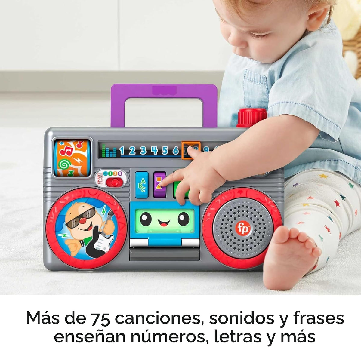 Fisher-Price Juguete para bebé Laugh & Learn Busy Boombox