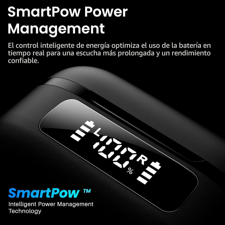 TOZO NC9 Auriculares inalámbricos híbridos con cancelación activa d...