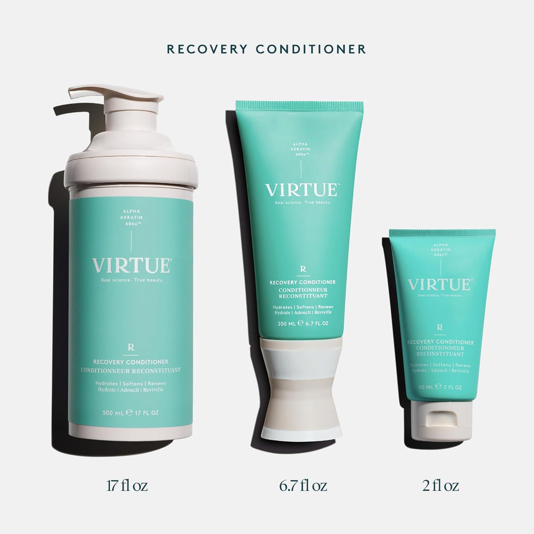 Virtue Acondicionador de recuperación con queratina hidrata, suaviz...
