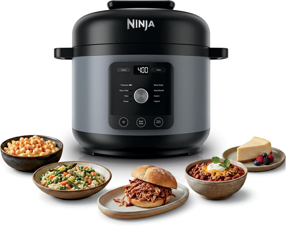 Ninja® HyperHeat™ PC201SP - Olla a presión 9 en 1, 6.5 cuartos de galón