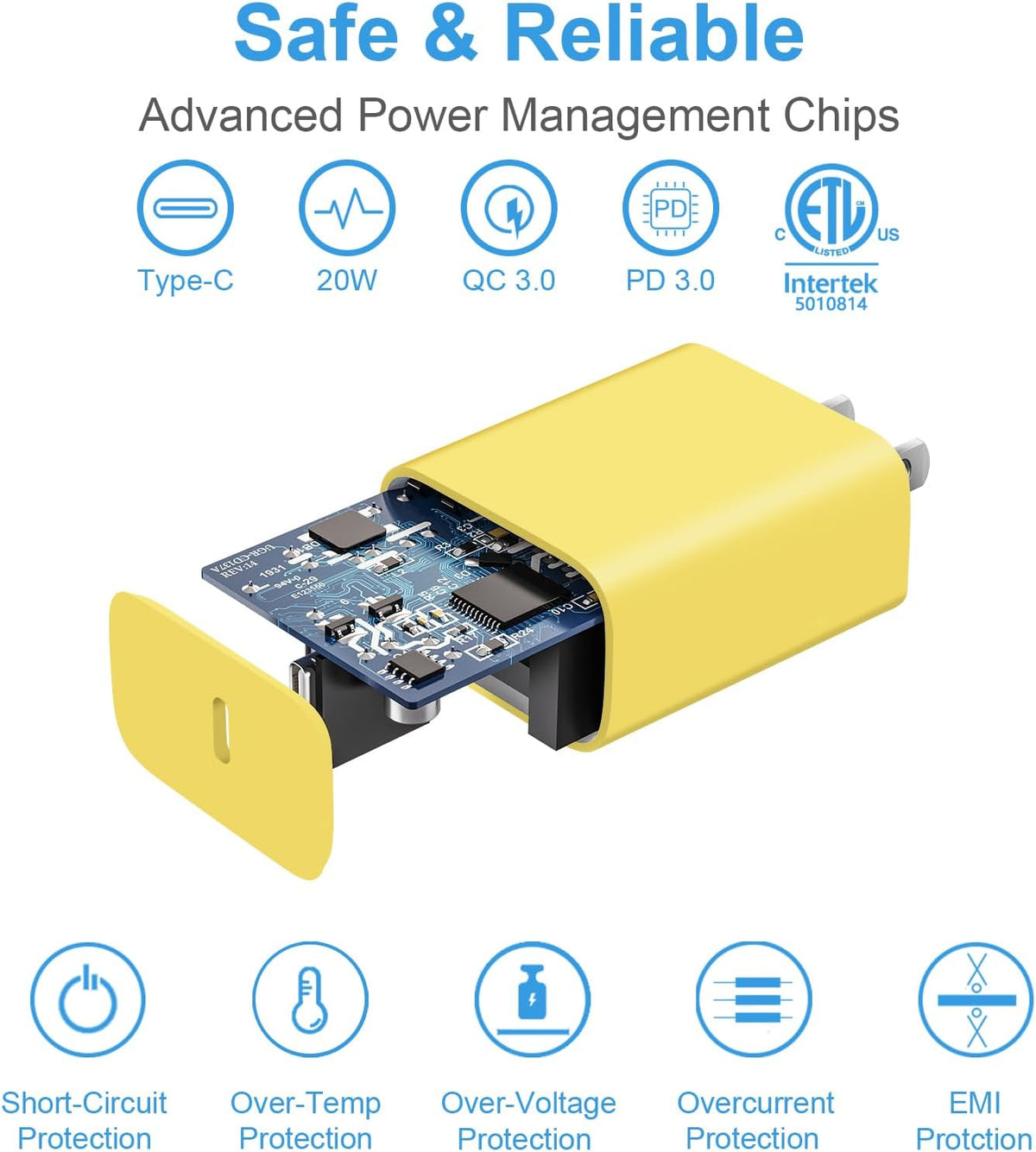 Cargador de carga rápida para iPhone 17, 16, 15, paquete de 3 cargadores USB C, cable Lightning de 6 pies y cable USB C tipo C para iPhone 17/17 Plus/17 Pro Max/Air/16/16 Plus/16 Pro Max/15 Pro/14Pro