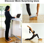 Lámpara StrongTek - Reposapiés para colocar bajo el escritorio - Taburete inclinado antideslizante ergonómico para aliviar la presión y propiciar una postura adecuada, para el hogar, oficina y trabajo con computadora
