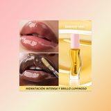 Gisou Aceite labial hidratante con infusión de miel, hidratante nut...