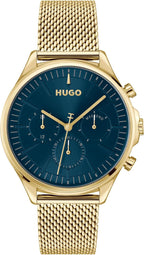 HUGO #Smash Multi Watch para hombre, caja de acero inoxidable, movimiento multifunción, diseño elegante y divertido, precisión de cuarzo, uso diario atrevido, regalo para él