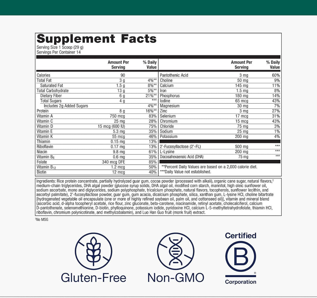 Metagenics MetaKids Nutrition Powder - Apoyo nutricional para la sa...