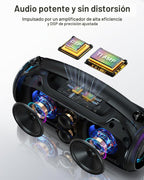 Altavoz Bluetooth, altavoces portátiles de pico de 200 W