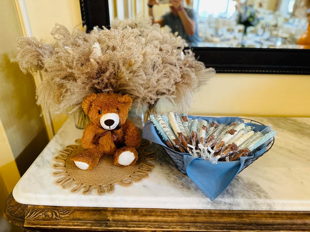 LELELONG Paquete de 12 osos de peluche a granel de 13.5 pulgadas, o...