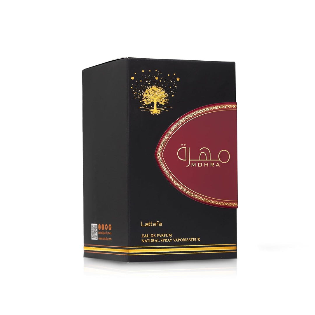 Lattafa Mohra para Unisex Eau de Parfum en Spray, 3.4 onzas \/ 100 ml