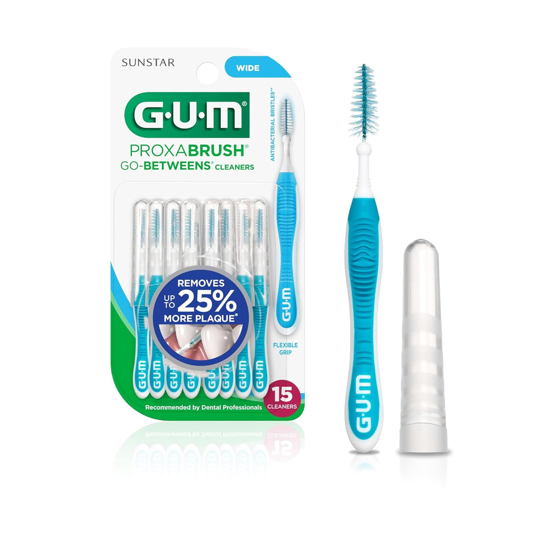 GUM Proxabrush Go-Betweens - Cepillos interdentales anchos - Puntas...
