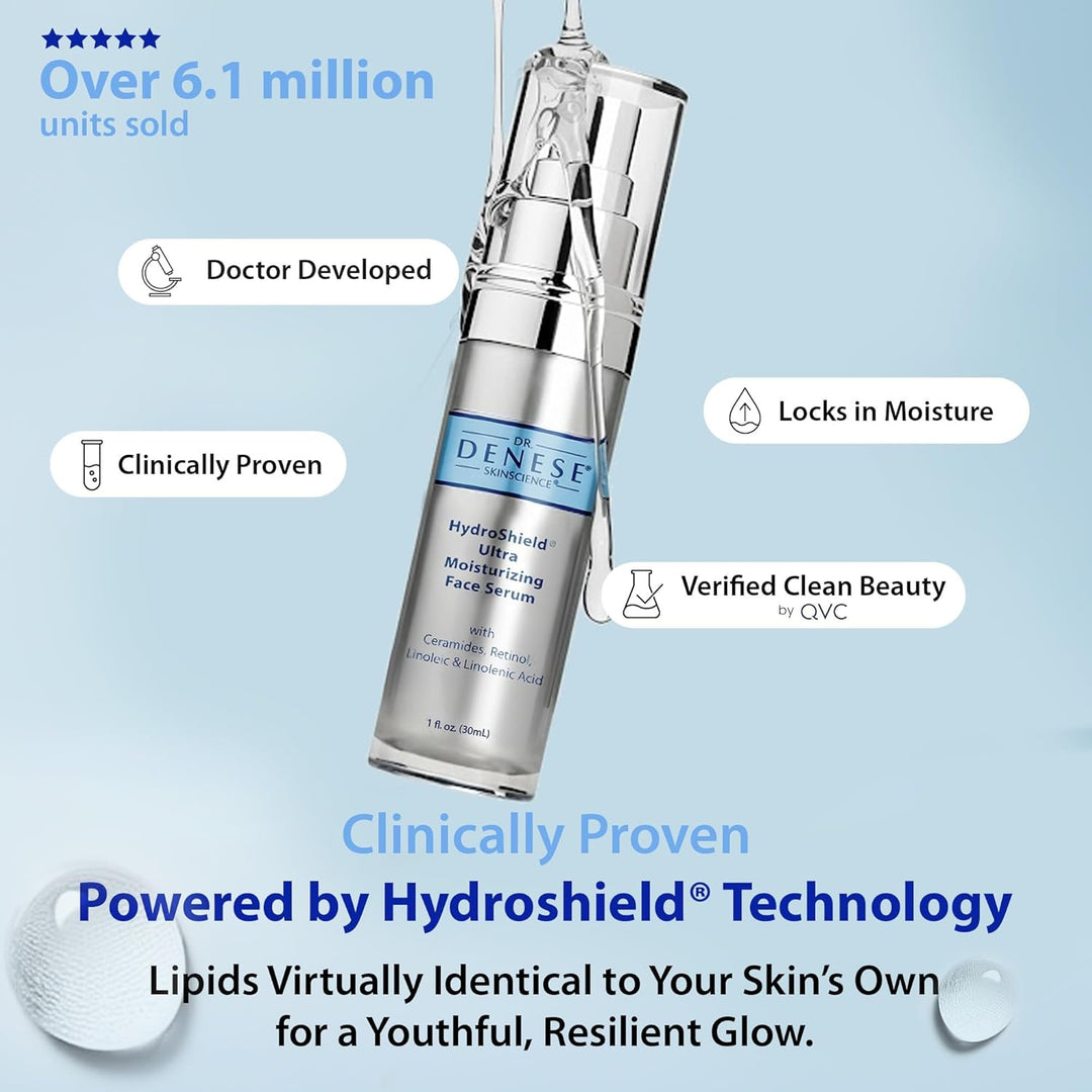 Dr. Denese SkinScience HydroShield - Suero facial ultra hidratante...