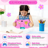 Nyxolaria Tableta para niños de 7 pulgadas Android 12.0 para niños...