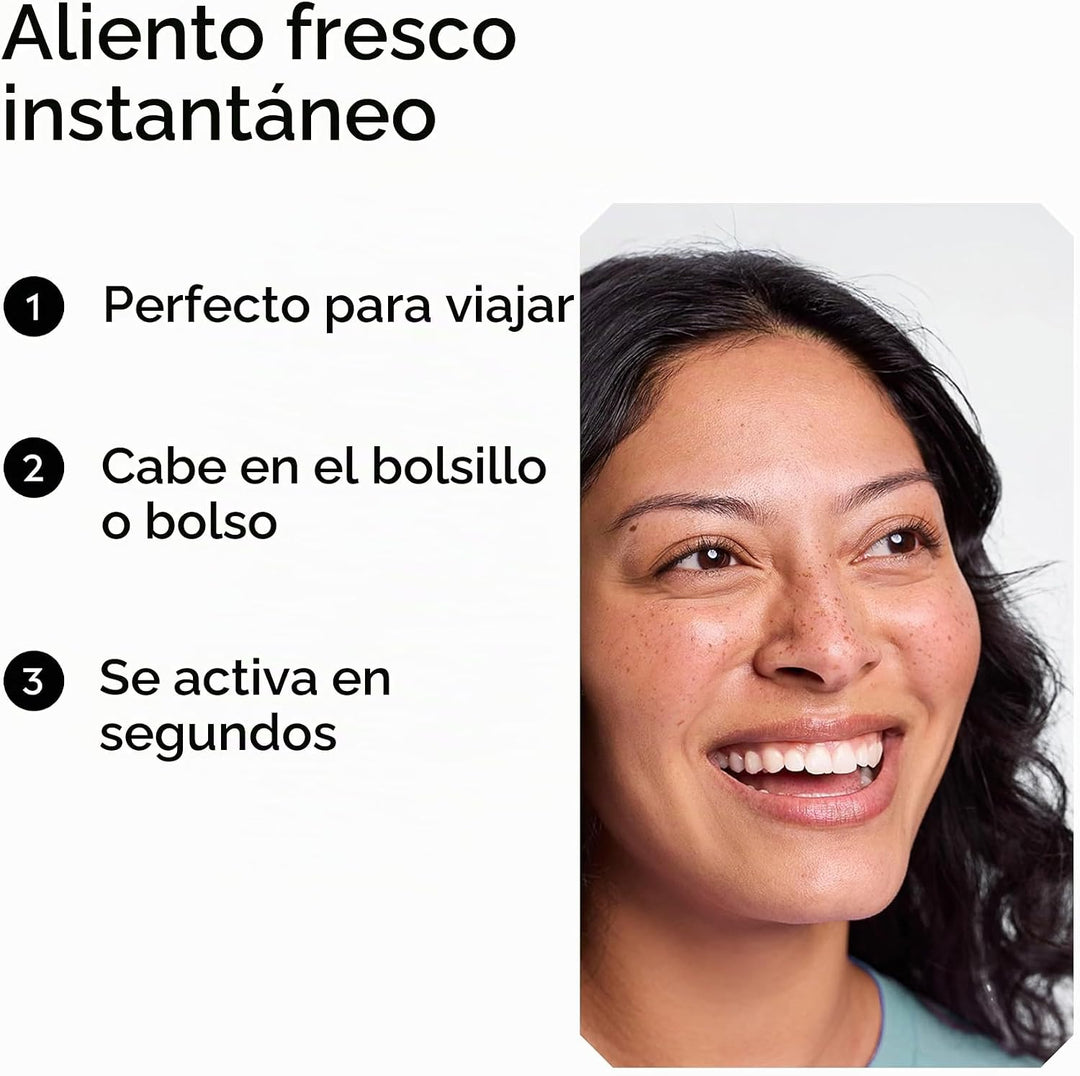 Listerine Cool Mint Pocketmist, espray de cuidado bucal para un ali...