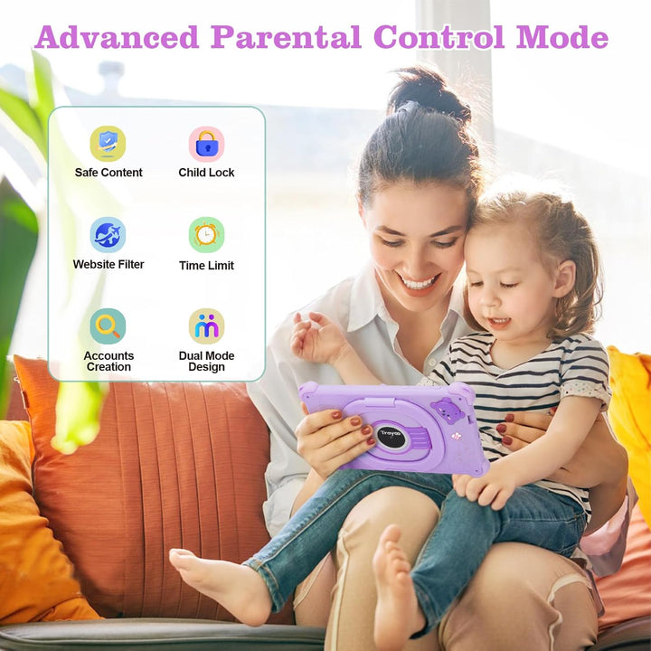 Tablet para niños de Trayoo, tablet de 7 pulgadas para niños, table...