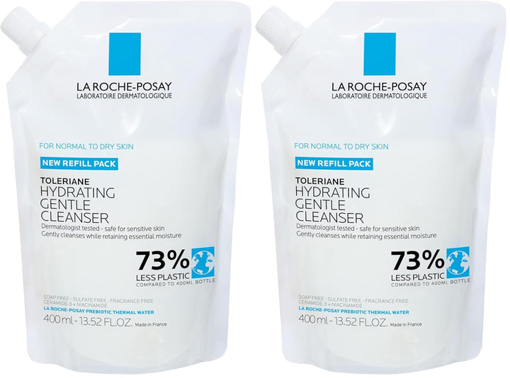 La Roche-Posay Toleriane - Limpiador facial suave e hidratante, lim...