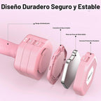 JOROTO Set de Mancuernas Ajustables 5 en 1, Par Ajustable 8LB/11LB para Mujeres en Casa, Bloqueo Dual 1s-Adjust Estable con Mango Suave TPE, Gimnasio en Casa, Rehabilitación, Pilates, Yoga, Entrenamiento de Fuerza