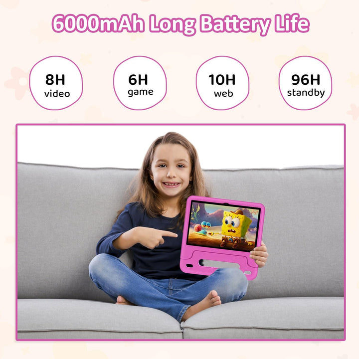 WXUNJA Tablet Android 15 Kids 2025, tabletas actualizadas de 10.1 p...