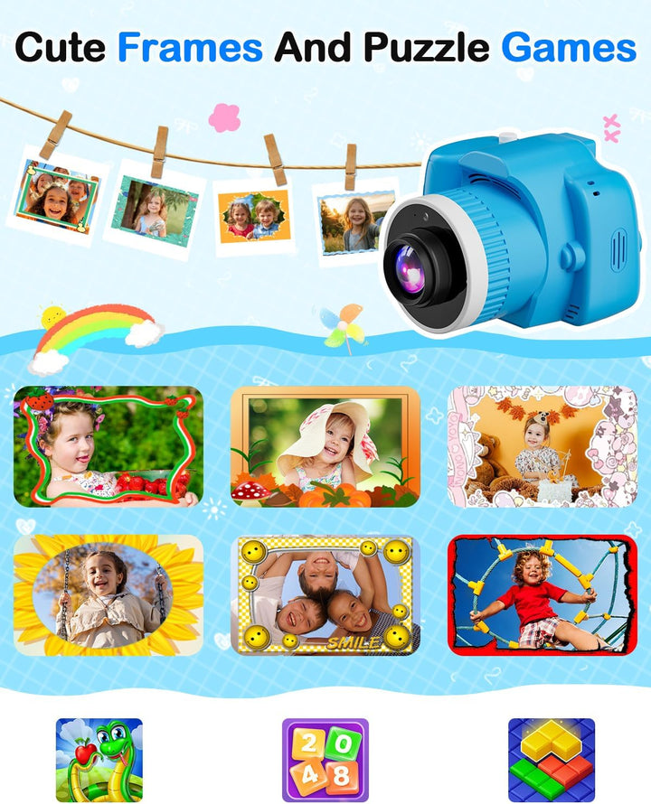Cámara para Niños con Proyector: Regalo Perfecto de Cumpleaños Navi...