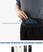 WATERFLY Cangurera para correr con cinturón para hombre: cinturón de