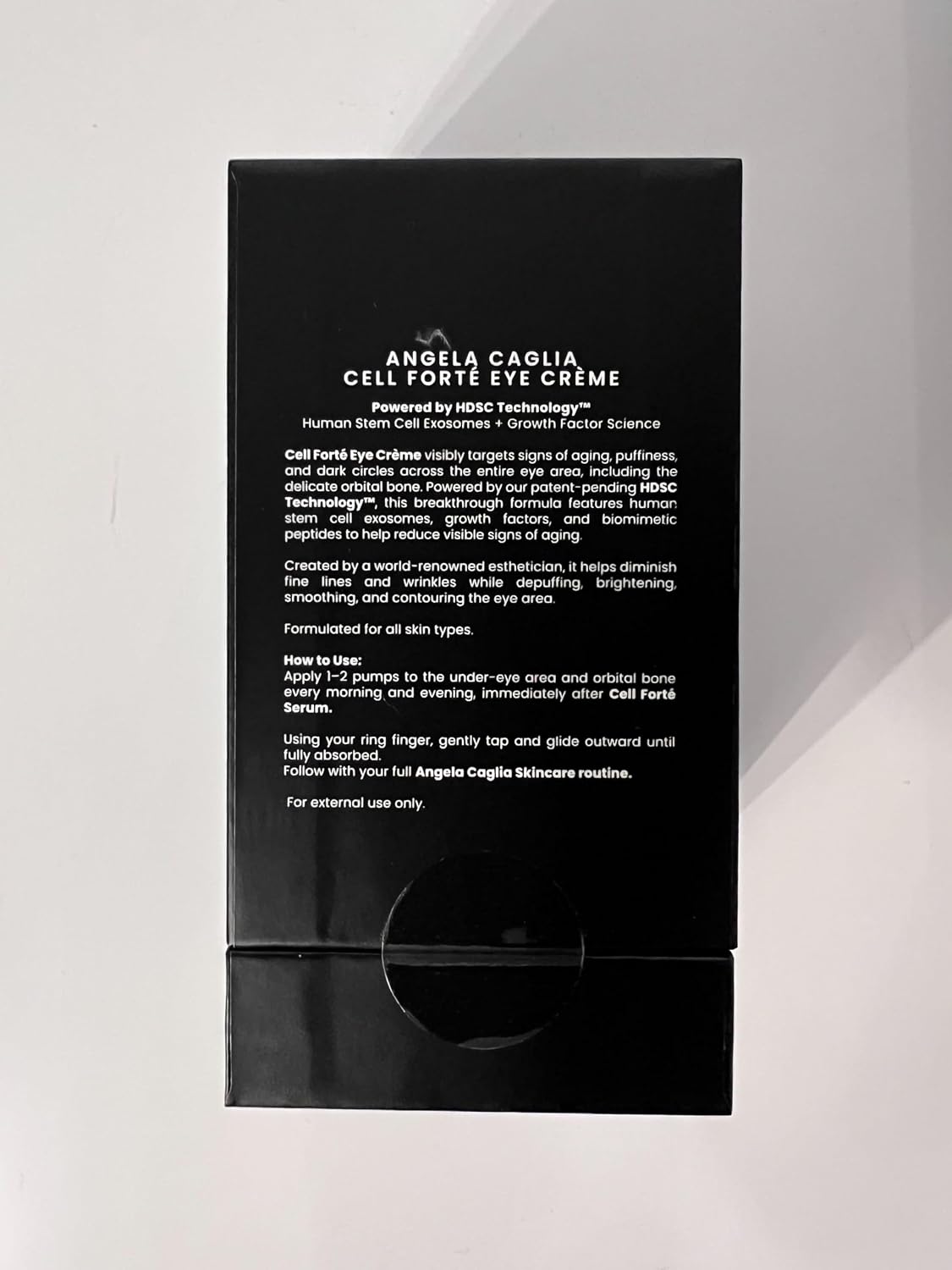 Angela Caglia Cell Forté Eye Crème - Crema para ojos con exosomas,...