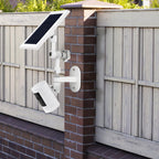 Soporte de pared 2 en 1 para panel solar de anillo batería