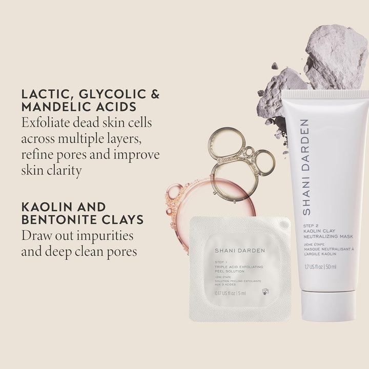 SHANI DARDEN SKIN CARE Exfoliante Triple Ácido, Exfoliante Facial d...