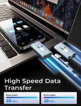 TEARMOS Memoria Stick de 512 GB para iPhone Flash Drive, almacenami...