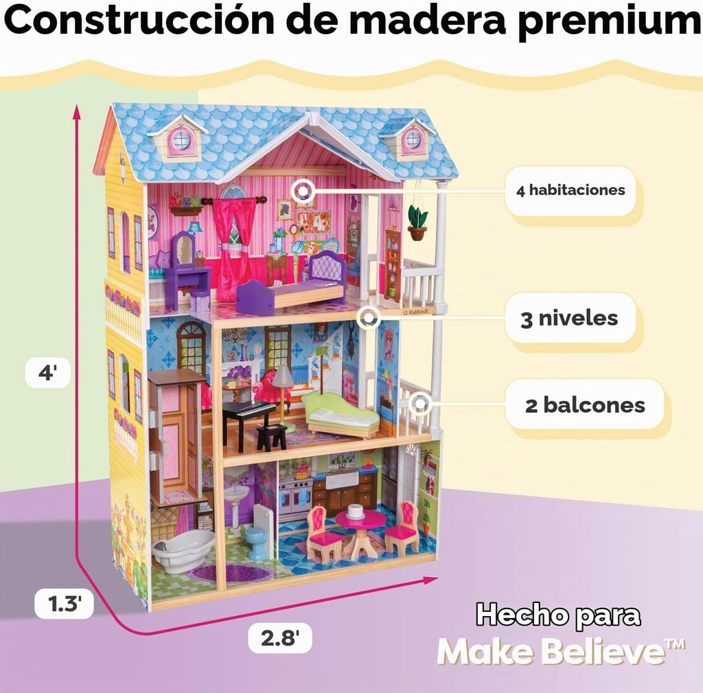 Lámpara Mi casa de muñecas con muebles, de KidKraft