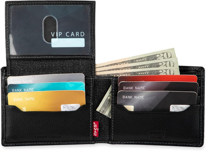 Levi's Men's Classic Bifold Wallet with Multiple Card Slots...