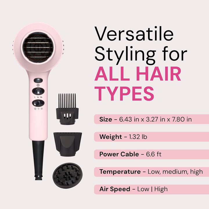 L'ANGE HAIR PowerStyle Secador de Cabello Iónico Turbo | 1875W...