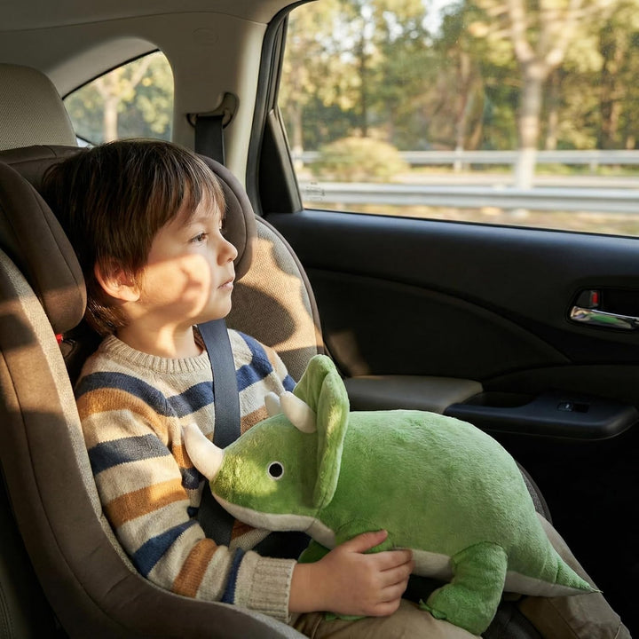WEIGEDU Dinosaurio Triceratops - Juguetes de peluche con ojos borda...