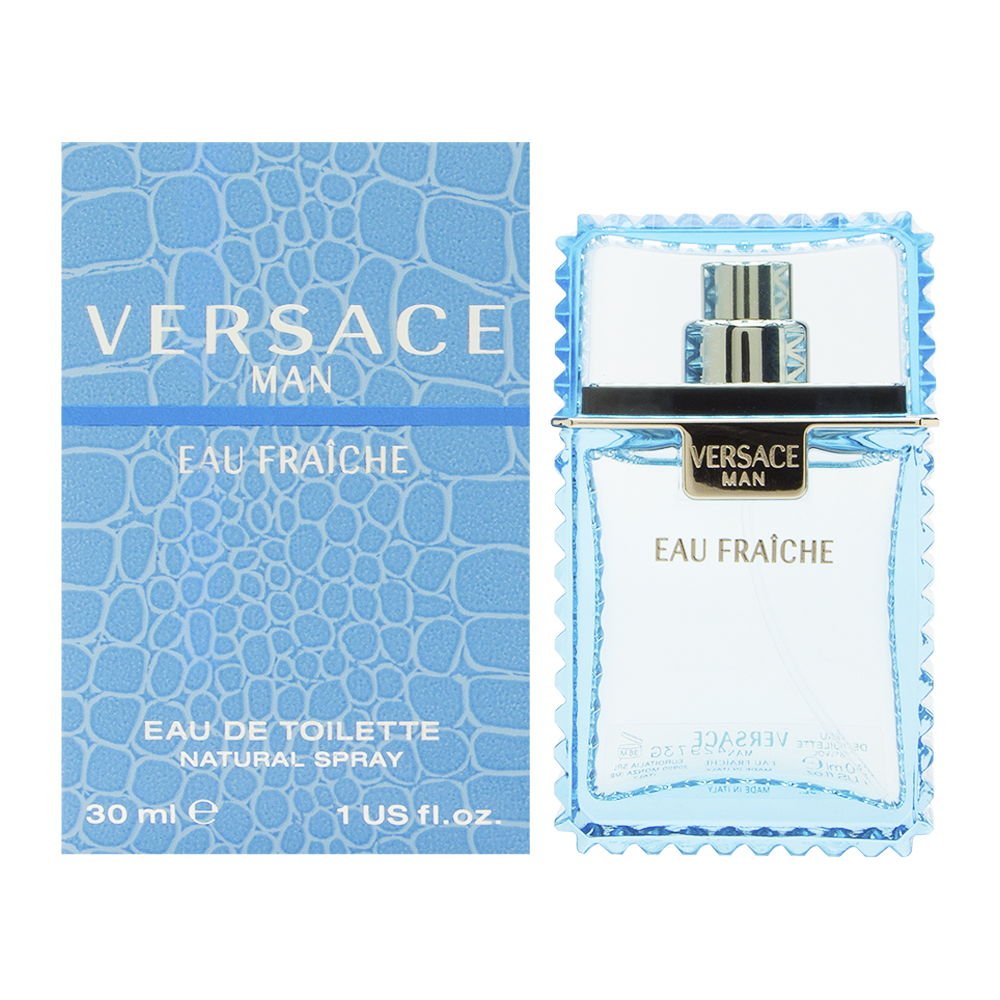 Versace Man Eau Fraiche by Versace para Hombre 1.0 oz Spray de Eau...