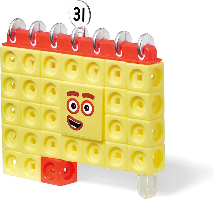 hand2mind Numberblocks 31-40 MathLink Cubos - Juego de actividades,...
