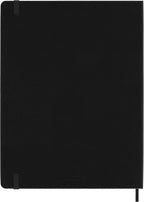 Moleskine Cuaderno Clásico, Tapa Dura, XL (7.5" x 9.5") Rayado/Con Líneas, Negro, 192 Páginas
