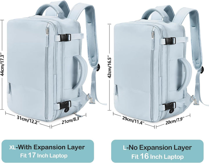 Mochila de viaje Beraliy aprobada por aerolíneas, equipaje de mano...