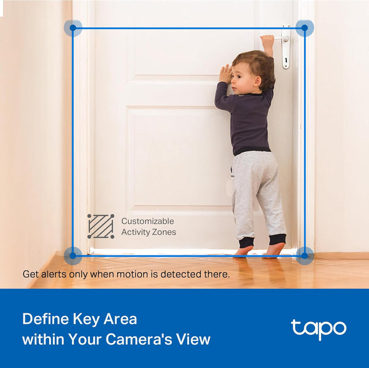 Tapo - Cámara de seguridad 2K de 3 MP con inclinación para interior...