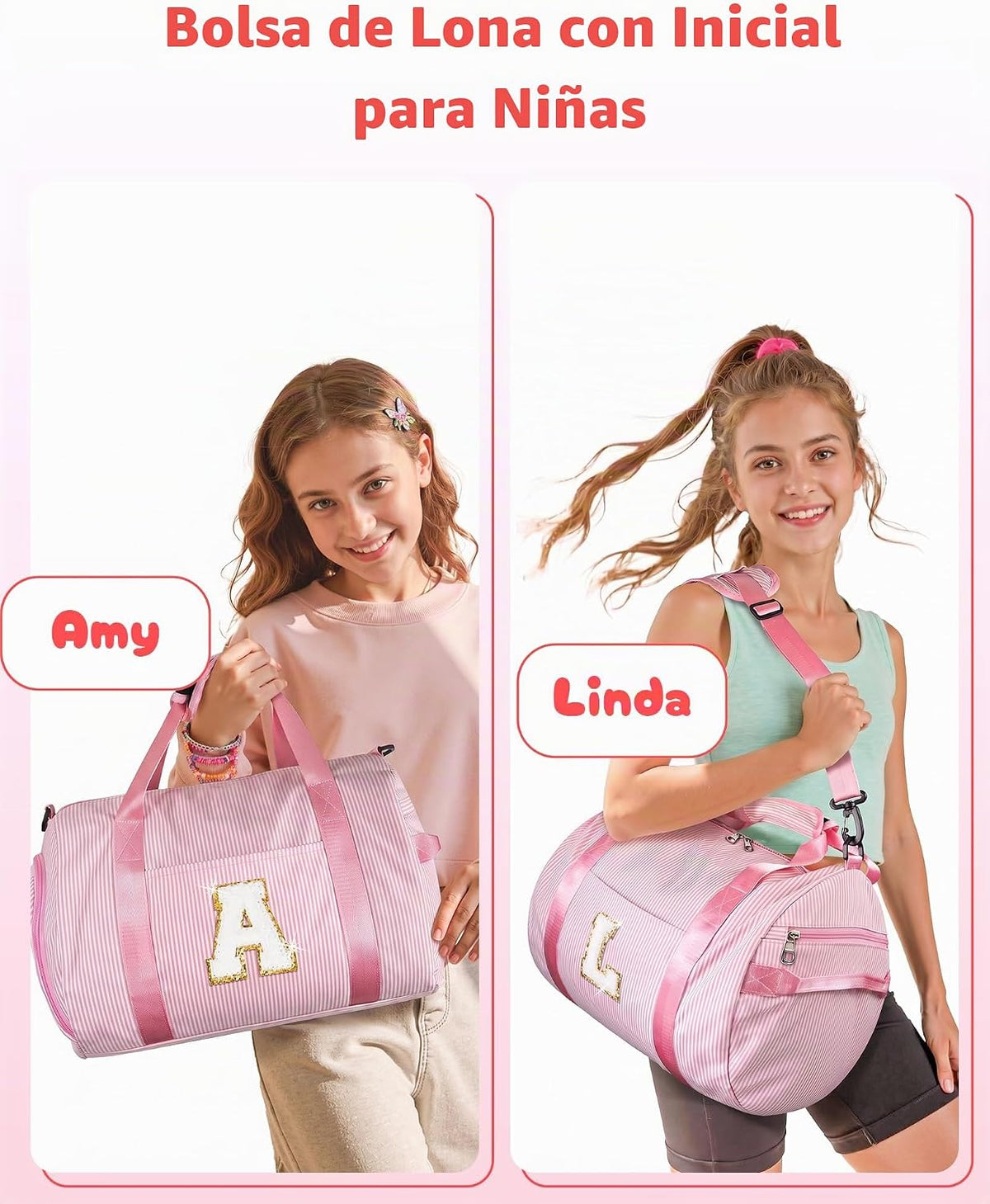 Regalos para niñas de 5 6 7 8 9 10 años de edad, bolsa de viaje para bailar