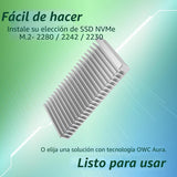 OWC Express 1M2 40Gb\/s SSD NVMe portátil USB4 (compatible con Thun...