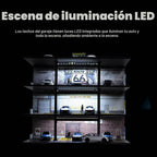 Vitrina de coche fundido a troquel de 4 niveles a escala 1/64