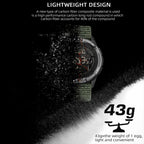 CakCity Relojes tácticos para hombres, relojes deportivos militares con caja de fibra de carbono, reloj ligero impermeable para mujeres/hombres, relojes digitales con brújula, contador de pasos