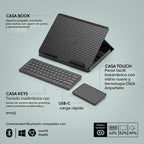 Logitech Casa Pop Up Desk Laptop Stand, teclado & Touchpad - Green/negro
