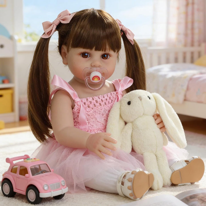 SCOM Muñecas Reborn realistas Niña - Muñeca bebé realista de 20 pul...