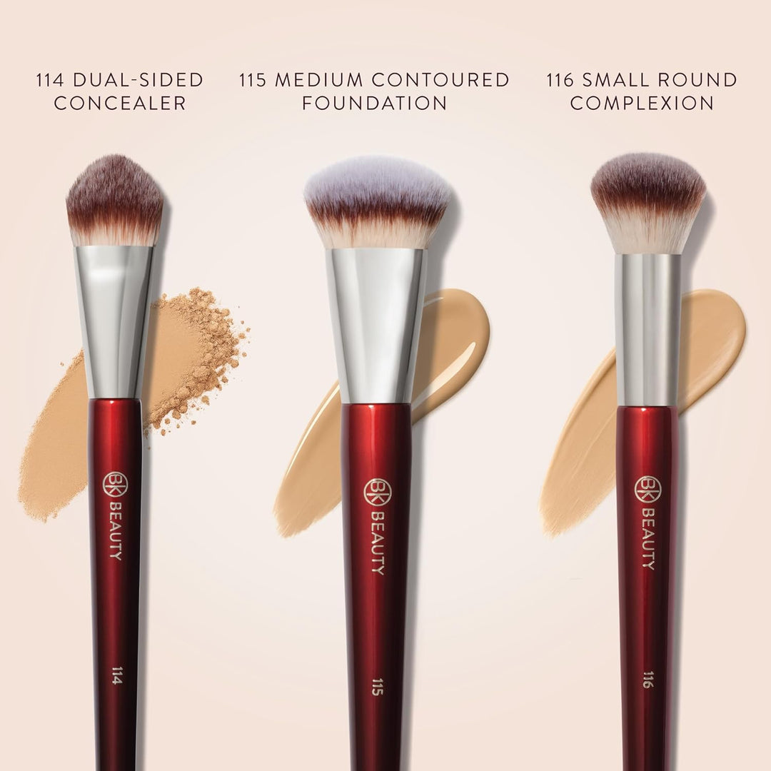 BK Beauty Core Complexion Trio Juego de brochas de maquillaje (3 pi...