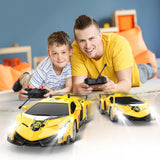 Growsland Coche de control remoto, autos RC para niños 1:18, auto e...