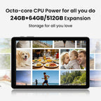 COLORROOM Tablet Android16, tabletas de 10 pulgadas, CPU Octa Core
