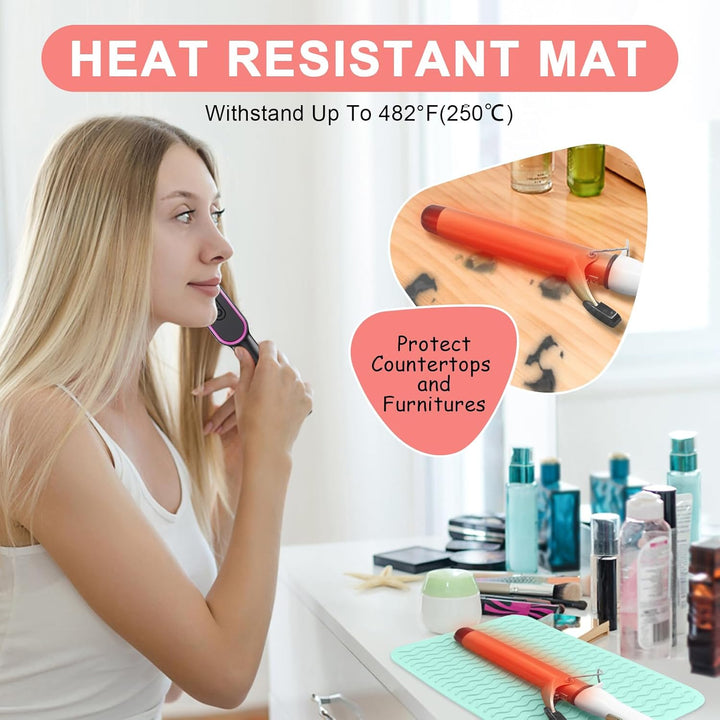 Suafrnut Alfombrilla de Silicona Resistente al Calor de Talla Grand...