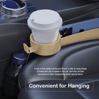 Tapón para hueco de asiento de coche con ranura de almacenamiento, organizador rellenador de huecos de auto con portavasos, tira universal rellenadora de hueco lateral de asiento de coche, paquete de